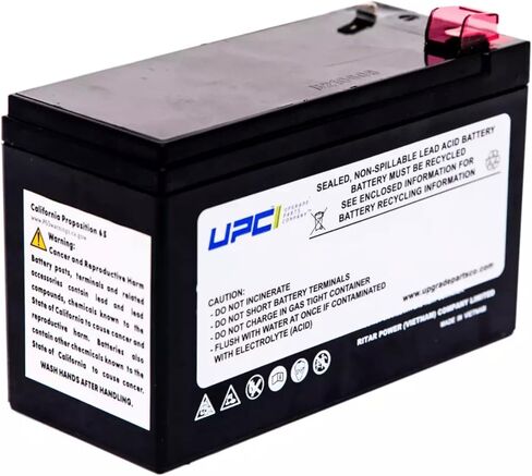 UPC UPGRADE PARTS COMPANY APCRBC110-UPC Replacement Battery for APC Models APCRBC110, BE550R, BE550G, BN600G, BE550G-CN, BN575G in Saudi Arabia