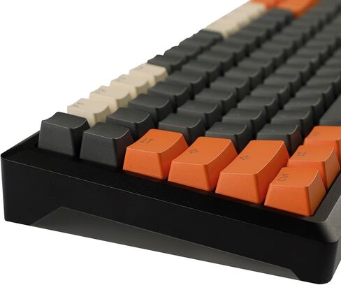 Carbon Miami PBT Double Shot Cherry Profile ANSI Backlit Keycaps for MX Mechanical Keyboard Melody 96 KBD75 68 61 87 104 Keychron(Only Keycap) (Carbon) in Saudi Arabia