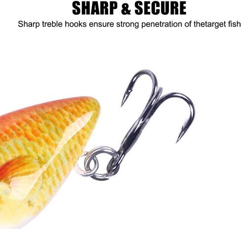 Fishing Lures, ABS Micro Fishing Bait Kit Mini Artificial Saltwater Fishing Bait for Freshwater Saltwater Fishing(Mixed Color) in Saudi Arabia
