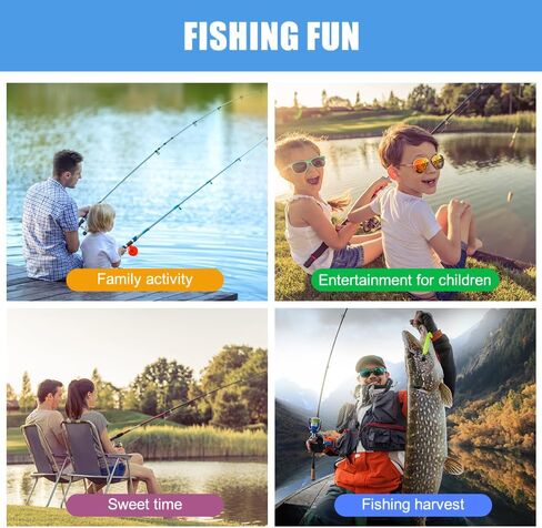 Fishing Lures, ABS Micro Fishing Bait Kit Mini Artificial Saltwater Fishing Bait for Freshwater Saltwater Fishing(Mixed Color) in Saudi Arabia