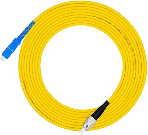 10 Meters 33ft SC to SC Fiber Optic Cable Jumper Optical Patch Cord Simplex Single-mode 9/125 SC-SC in Saudi Arabia
