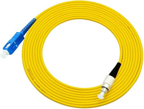 10 Meters 33ft SC to SC Fiber Optic Cable Jumper Optical Patch Cord Simplex Single-mode 9/125 SC-SC in Saudi Arabia