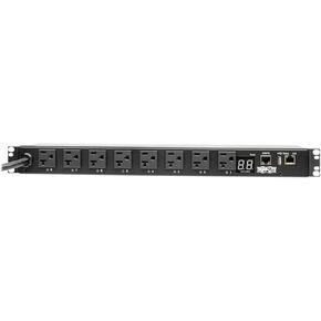 Tripp Lite Single Phase Switched Mini PDU, 100/120/127V, Remote LX Platform Interface, 6 ft. Cord, 0U, TAA (PDU15NETLX)