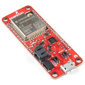 SparkFun Thing Plus - ESP32 WROOM (U.FL) - ESP32-D0WDQ6 chip - 16MB Flash Memory - 520kB Internal SRAM - Integrated 802.11 BGN WiFi transceiver