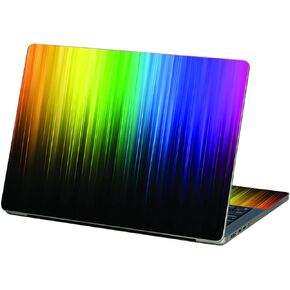MightySkins Skin Compatible with Apple MacBook Pro 16" (2021) - Rainbow Streaks | Protective, Durable, and Unique Vinyl Decal Cover | Easy to Apply, Remove and Change Style | Made in The USA