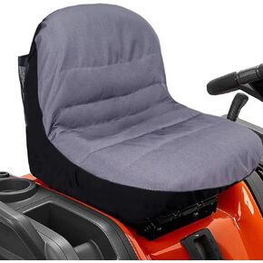 Seat Cover (Large) LP92334 Fits John Deere Mower up to 16.5'' - 18" High (Waterproof) (Four Convenient Pockets)(Made with Oxford 600d Fabric) Comes with Storage Pouch