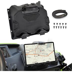 Electronic Device Holder for Honda Pioneer 520 500, Adjustable Navigator Tablet Mount GPS Phone Holder with Storage Box for Honda Pioneer 500 2015-2023/520 2021-2023 Accessories