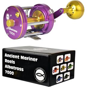 ANCIENT MARINER Catfish Reels Albatross 7000, Conventional Round Baitcasting Reel