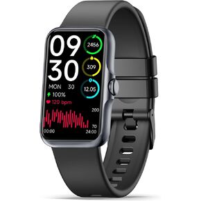 Health Fitness Tracker, Smart Watch with 24/7 Heart Rate and Blood Oxygen, Sleep Tracker with IP68 Waterproof, Activity Tracker Pedometer Step Counter for Women Men.