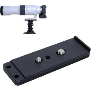 iShoot CNC Metal Arca-Swiss Fit Camera Quick Release Plate Compatible with Canon RF 200-800mm F6.3-9 is USM Tripod Mount Ring Lens Collar Support Bracket, Used for Arca Fit Tripod Head Clamp