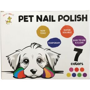 Dog Nail Polish Set, 7 Colors Set.