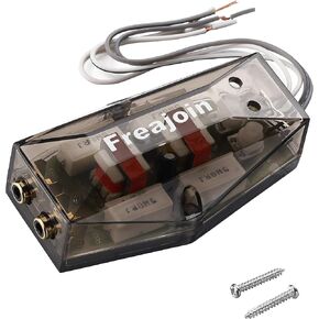2-Channel High Low Level Converter Speaker Cable to RCA Adapter with Line Out Converter