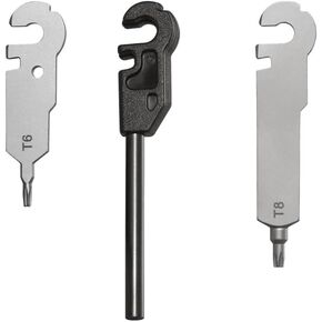 Roxon FLEX FT04 - Bulid Your Own Multitool Implements Tools Accessories Set (T6 Torx Wrench, T8 Torx Wrench, Flint)