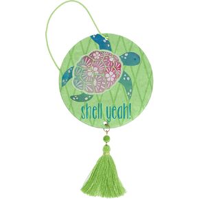 Karma, Essential Oil Air Freshener for Cars Set of 2, Home & Office - Colorful Decorative Hanging Air Freshener with Tassel, My Driving Lavender Scented