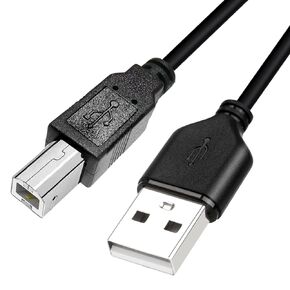 Slim USB A to USB B Cable 50FT, Long USB2.0 Cable USB A to Type B Fast Charging Long Charge Cord for Printers, Cameras, Storage, etc. Cable Diameter 2.8 MM