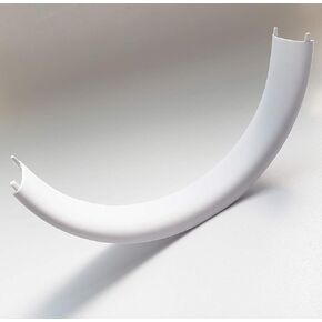 Solo3 Replacement Top Headband Rubber Cushion Pad Repair Parts Compatible with Beats by Dr. Dre Solo 3.0 Solo 2.0 Wireless Headphones White