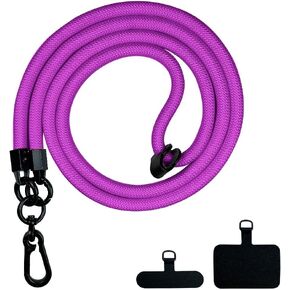 Cell Phone Lanyard, Crossbody Lanyard, Neck Phone Lanyard, Universal Phone Lanyard, Phone Lanyard, 2 Phone Tether Tab Patches