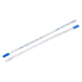 MECCANIXITY FFC Ribbon Flat Flexible Cable, 6 Pin 0.5mm Pitch 100mm Long (B Type) for LCD 3D Printer Camera DVD TV Laptop Audio Pack of 10