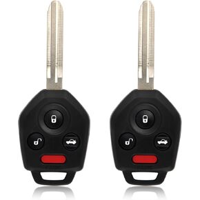 2 Keylessbest Replacement for 2016 2017 2018 2019 Subaru Impreza WRX Forester XV Crosstrek Outback Legacy Key Fob Remote Control CWTWB1U811 4 Buttons 315MHz