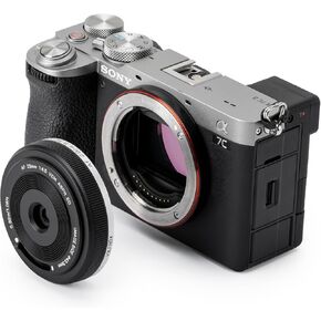 VILTROX 28mm f4.5 Pancake Lens for Sony E, Auto Focus 28mm f/4.5 FE Chips-Size Ultra-Thin Full Frame Lens for Sony E Mount
