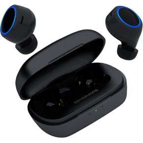 Creative Sensemore Air Lightweight True Wireless Sweatproof in-Ear Headphones with Sensemore Technology, Ambient Mode, Active Noise Cancellation, Quad Mics, Bluetooth 5.2 and 35 Hours Battery Life.