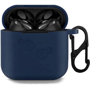 Case Compatible with TOZO T6,Soft Silicone Protective Case Cover Anti-Lost & Shockproof (Midnight Blue)