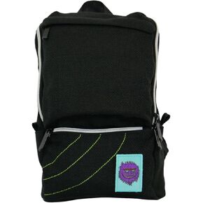 DIME BAGS - The Tab Crossbody Sling Backpack, Vincent Gordon Limited Edition, Durable, Adjustable Strap, Hemp & Polyester Blend, (Black)