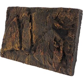 Mikikit Rock Terrarium Background: Reptile Tank Backdrop Wall Decor 3D Rock Stone Background Decorations Reptile Tank Background Backdrop Habitat for Lizard Beared Dragon Turtle