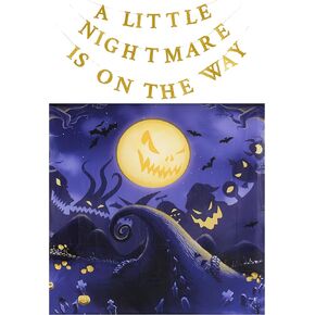 مجموعة مستلزمات حفلات استقبال المولود الجديد من Allenjoy مقاس 6 × 6 أقدام عبارة عن كابوس صغير على الطريق - خلفية، وبطاقات، وشريط - مجموعة دعائم ديكور لخلفية كشك الصور in Kuwait