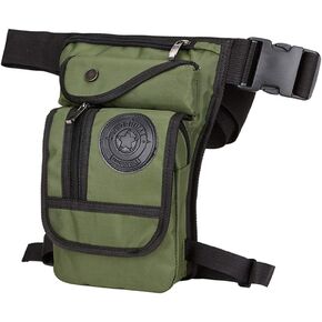 Mens & Womens Waist Bag Fanny Pack Drop Leg Bag Multipurpose Daypacks Pouch Tactical Motorcycle Riding Waterproof Outdoor Sport Travel Hiking Climbing Portable Bags (Black) in Saudi Arabia