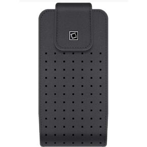 Cellet Teramo Vertical Leather Case Pouch Compatible for iPhone 14 Pro, 14, 13 Pro, 13 X, 12 Pro, 12, 11 Pro, 11, XS, XR, X with Magnetic Flap and Spring Swivel Belt Clip