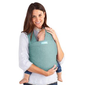Moby Wrap Baby Carrier | Waffle Knit | Baby Wrap Carrier for Newborns & Infants | #1 Baby Wrap | Baby Gift | Keeps Baby Safe & Secure | Adjustable for All Body Types | Sandstone
