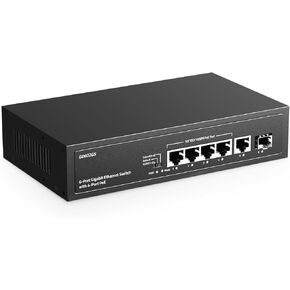 YuLinca 16 Port Gigabit Ethernet Switch, 16 x 100/1000Mbps Ports, Unmanaged Fanless Pluy and Play Gigabit Network Switch