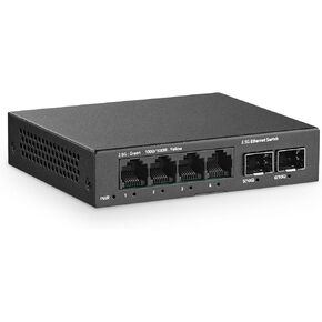 YuLinca 16 Port Gigabit Ethernet Switch, 16 x 100/1000Mbps Ports, Unmanaged Fanless Pluy and Play Gigabit Network Switch