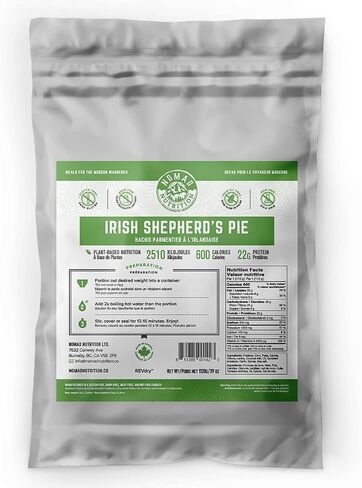 – Irish Shepherd’s Pie | High Energy, All Natural Ingredients | Gluten, Dairy & Palm Oil Free | Just Add Boiling Hot Water in Kuwait