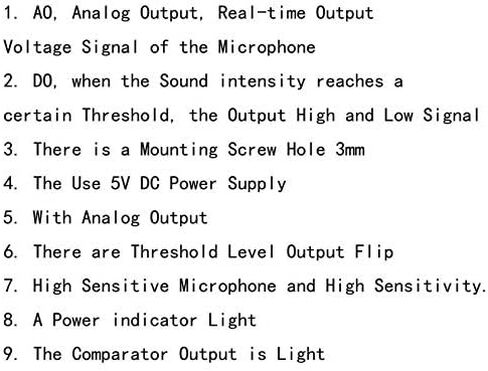 Gump's grocery Microphone Sensor AVR PIC High Sensitivity Sound Detection Module for Arduino in Saudi Arabia