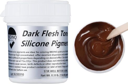 BBDINO Silicone Pigment, Real High Concentrated Liquid Silicone Dye/Colorant, Ideal for Silicone Dyeing/Coloring and Silicone Mold Making etc.(0.33 lb./0.15 kg. White) in Saudi Arabia
