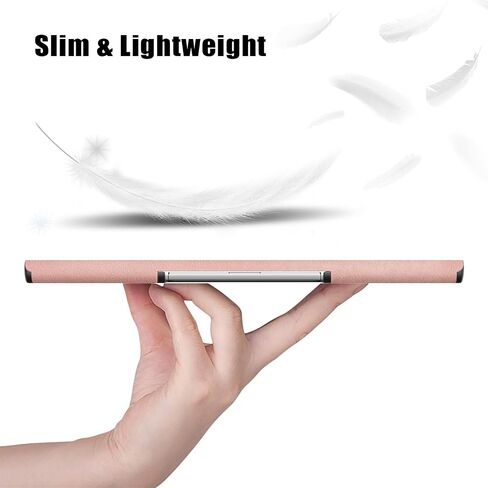 Gylint Case for Lenovo Tab Plus 11.5'' 2024, Folding Folio Ultra-Thin PU Leather Stand Case Cover for Lenovo Tab Plus 11.5'' TB-351FU Rose Gold in Kuwait