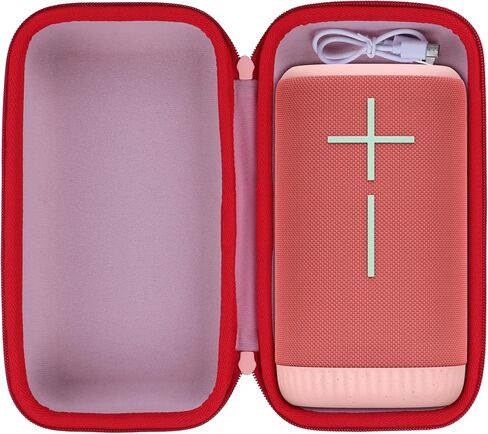 Storage Case Compatible with Ultimate Ears UE EVERBOOM Wireless Bluetooth Portable Speaker (Black + Yellow Case) in Kuwait