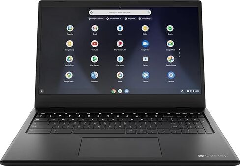 Gateway 15.6 HD Chromebook in Onyx Gray Intel Quad Core up to 3.3Ghz 4GB DDR4 128GB SSD Tuned by THX Audio Webcam Chrome OS (GC415 - ) (Renewed) in Saudi Arabia