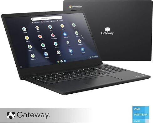 Gateway 15.6 HD Chromebook in Onyx Gray Intel Quad Core up to 3.3Ghz 4GB DDR4 128GB SSD Tuned by THX Audio Webcam Chrome OS (GC415 - ) (Renewed) in Saudi Arabia