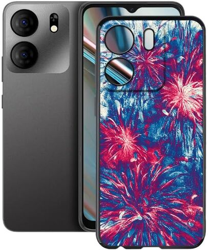 Case for BLU View 5 B160V (6.56"), Black Soft TPU Bumper Phone Case, Slim Shockproof Silicone Military Grade Drop Protective Shell for BLU View 5 B160V - Marble in Kuwait