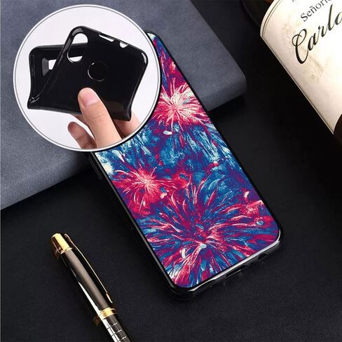 Case for BLU View 5 B160V (6.56"), Black Soft TPU Bumper Phone Case, Slim Shockproof Silicone Military Grade Drop Protective Shell for BLU View 5 B160V - Marble in Kuwait
