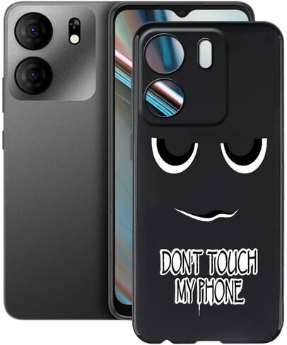 Case for BLU View 5 B160V (6.56"), Black Soft TPU Bumper Phone Case, Slim Shockproof Silicone Military Grade Drop Protective Shell for BLU View 5 B160V - Marble in Kuwait