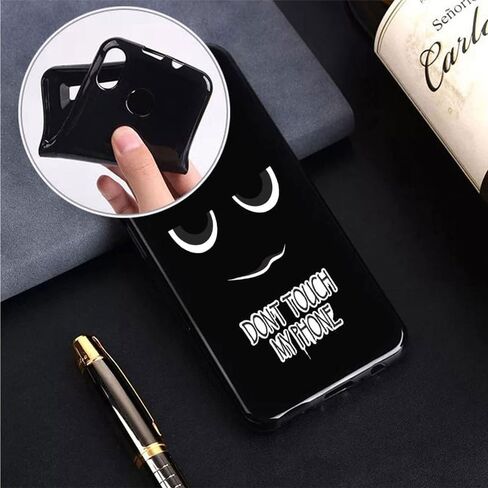 Case for BLU View 5 B160V (6.56"), Black Soft TPU Bumper Phone Case, Slim Shockproof Silicone Military Grade Drop Protective Shell for BLU View 5 B160V - Marble in Kuwait