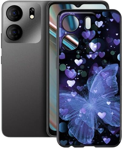 Case for BLU View 5 B160V (6.56"), Black Soft TPU Bumper Phone Case, Slim Shockproof Silicone Military Grade Drop Protective Shell for BLU View 5 B160V - Marble in Kuwait