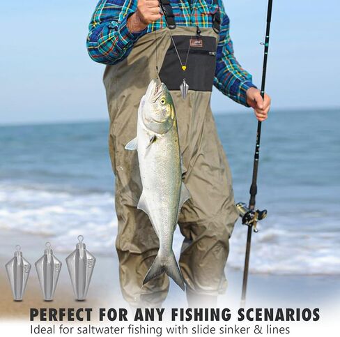 THKFISH Fishing Weights Sinker, Bank Fishing Sinkers Saltwater Fishing Sinkers Fishing Casting,Four Corner Fishing Sinker Weight,Worm Fishing Sinker Weight for Surf Fishing 2-5oz in Saudi Arabia