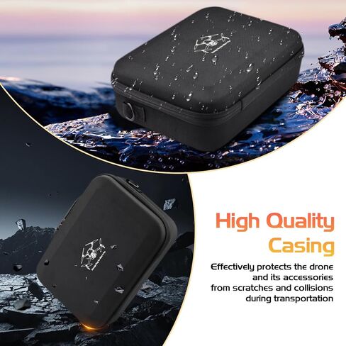 حافظة Mini 4 Pro حافظة حماية صلبة محمولة للسفر حقيبة حمل لـ DJI Mini 4 Pro مع وحدة تحكم DJI RC 2/RC-N2 Fly المزيد من الملحقات كومبو in Kuwait