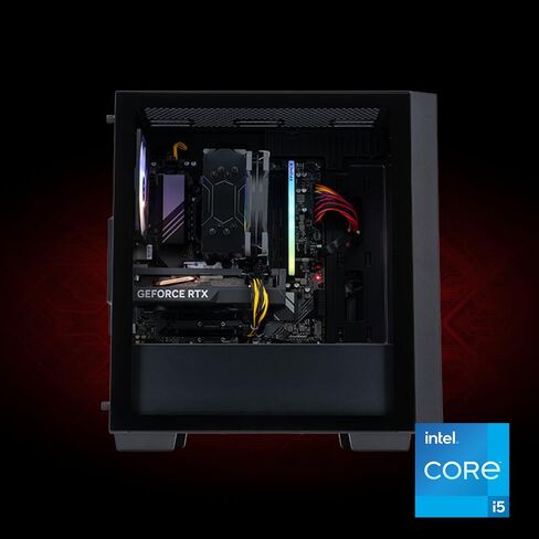 Acer Nitro 60 N60-640-UR11 Gaming Desktop | Intel Core i5-14400F 10-Core Processor | NVIDIA GeForce RTX 4060 | 16GB DDR5 | 1TB PCIe Gen 4 SSD | Wi-Fi 802.11ac | Gigabit Ethernet | Windows 11 Home in Saudi Arabia
