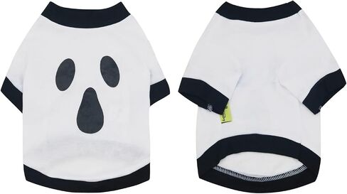 Dog Sweater Pet Fleece Hoodie Doggy Fitwarm Clothes Dog Hooded Sweatshirt for Halloween Costumes 02-Black Small in Kuwait